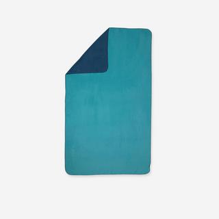 NABAIJI Serviette Microfibre, Double Face Bleu/Vert, Ultra Compacte  