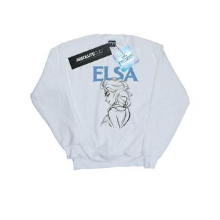 Disney Frozen Elsa Sketch Print Sweatshirt  