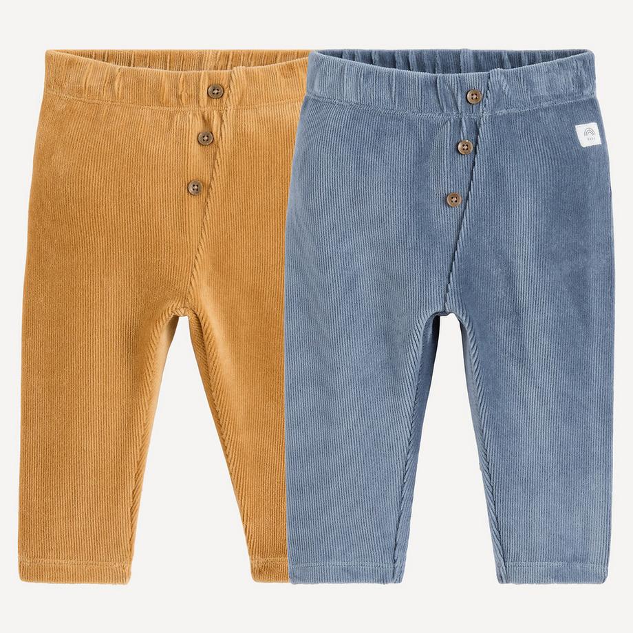 La Redoute Collections  2er-Pack Leggings aus Feincord 