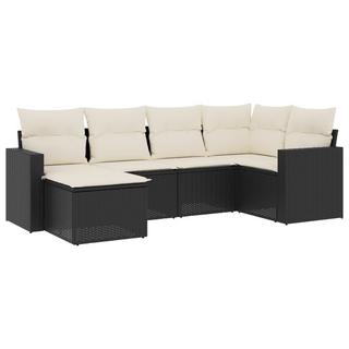 VidaXL set divano da giardino Polirattan  