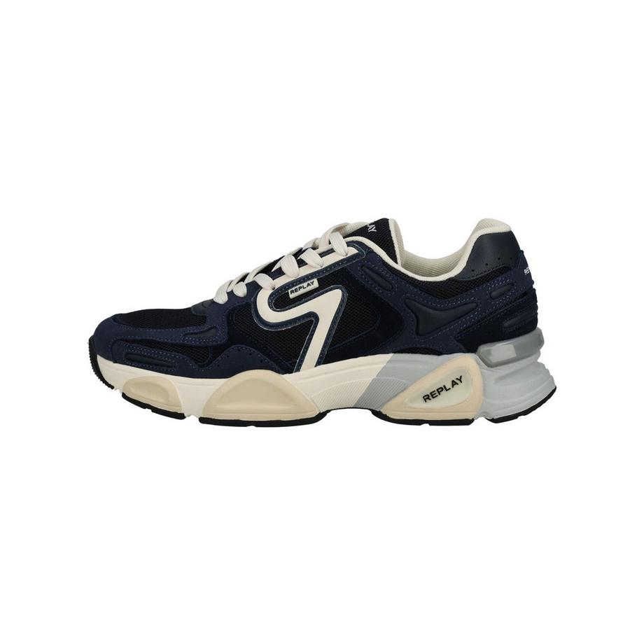 REPLAY Sneaker con inserti strutturati e mesh  