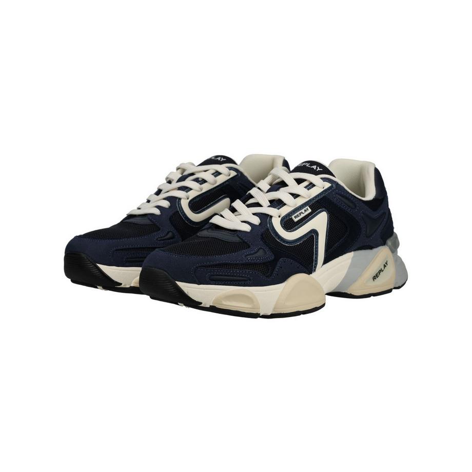 REPLAY Sneaker con inserti strutturati e mesh  