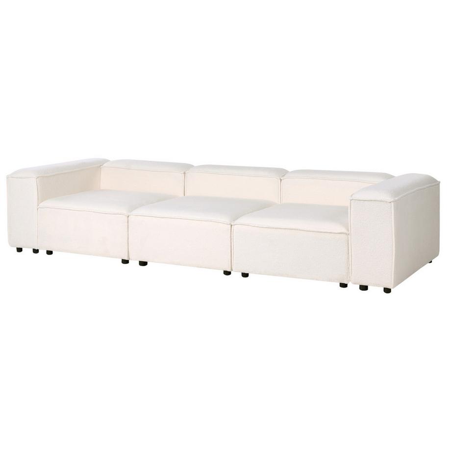 Beliani Canapé 3 places en Bouclé Scandinave ARDAL  