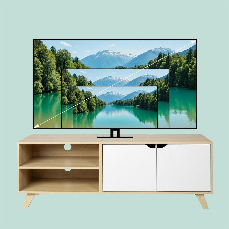 relaxdays Meubles TV Style Vintage  