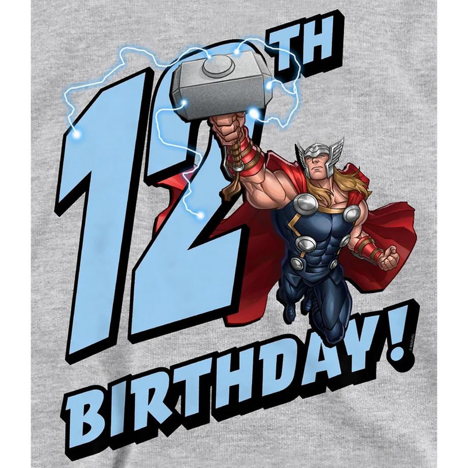 MARVEL  Felpa Con Cappuccio 12° Compleanno Thor 