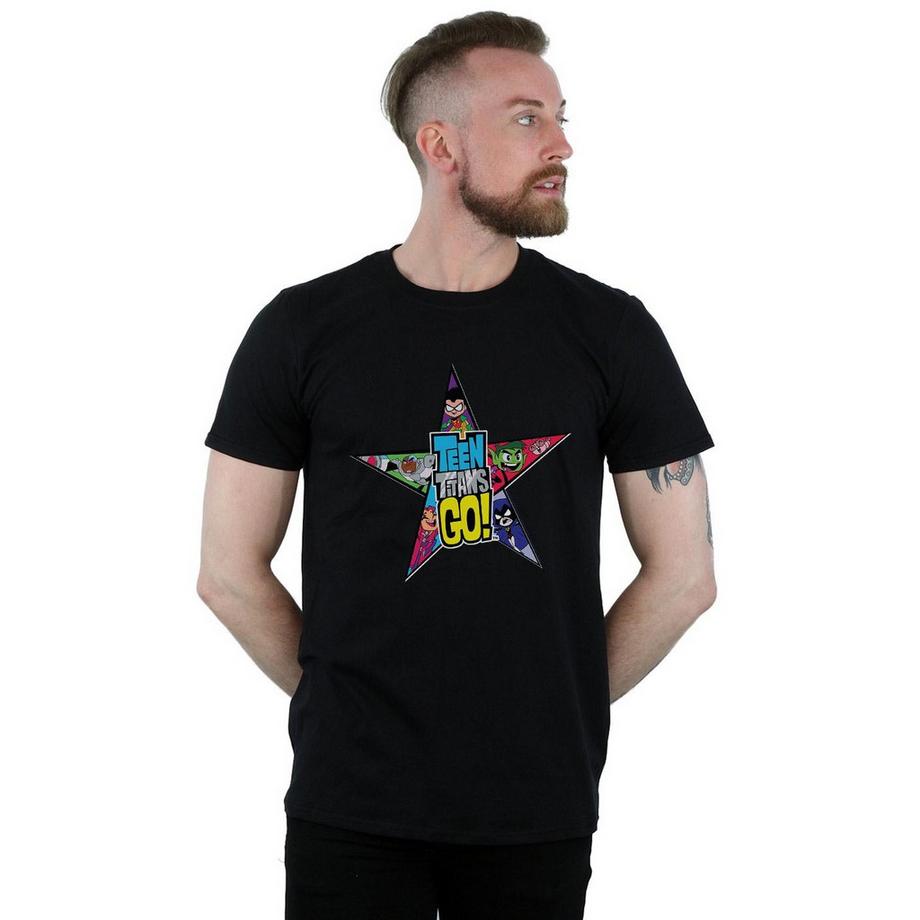 DC COMICS Teen Titans Go Star Logo T-Shirt  