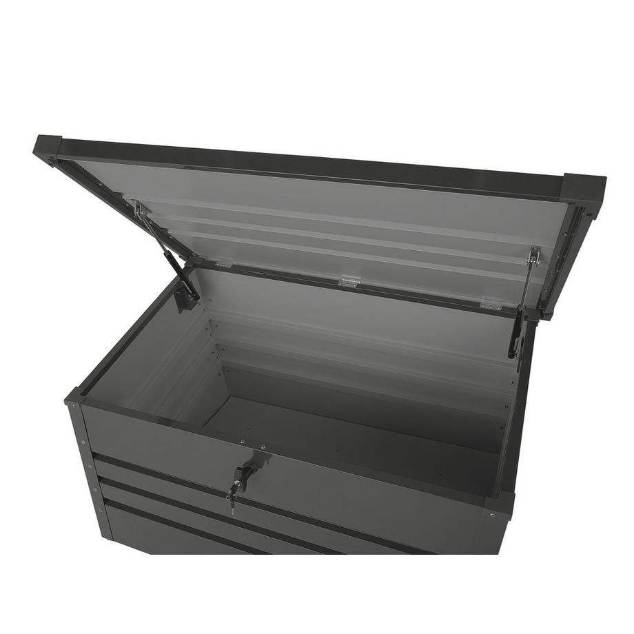 Beliani Aufbewahrungsbox aus Stahl CEBROSA  