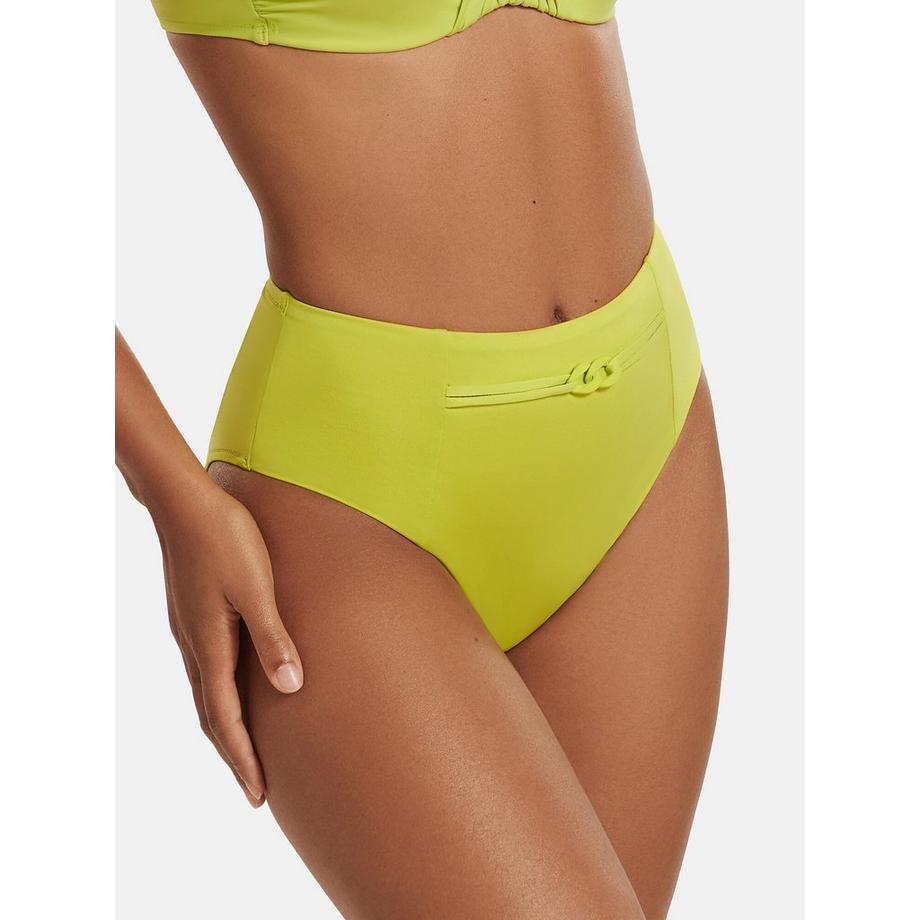 Bas maillot slip de bain échancré taille haute Palma