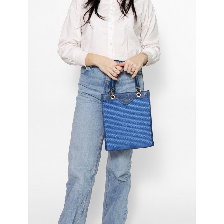 Chiara Ferretti Borsa intrecciata con manici superiori  