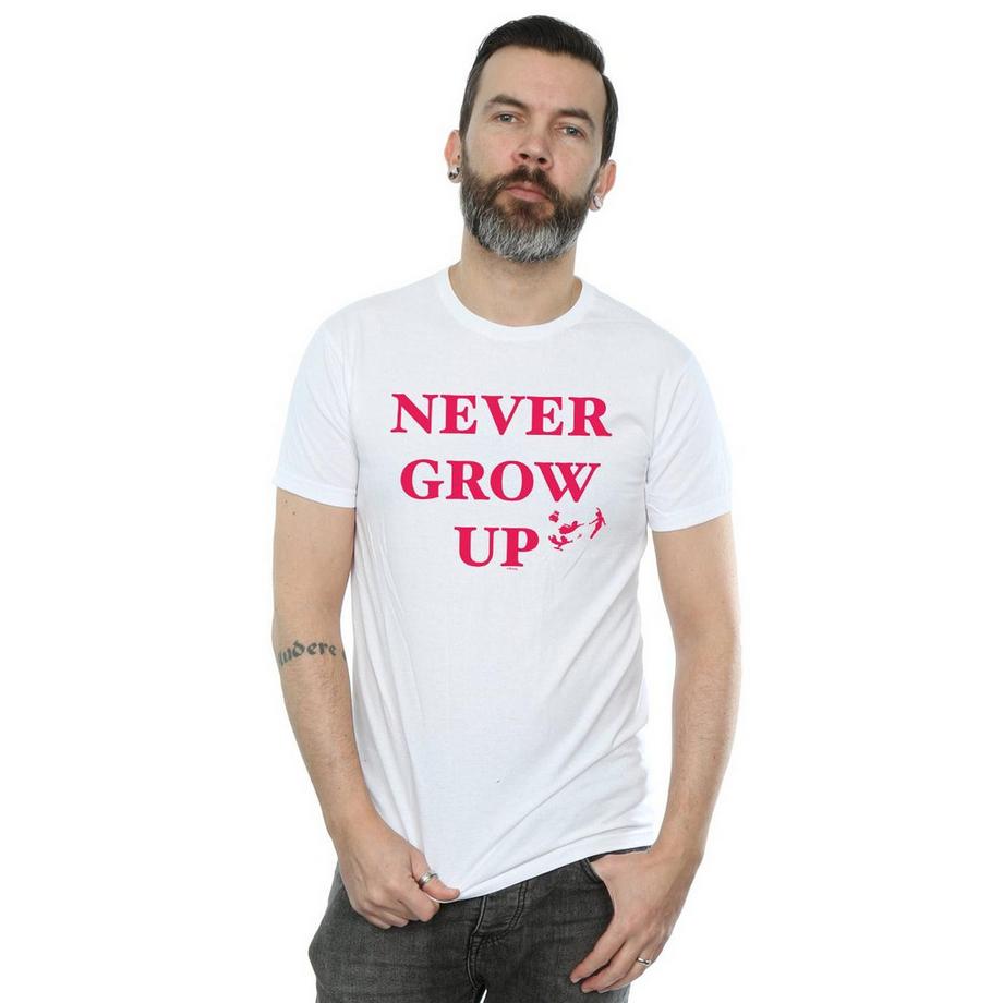 Disney Never Grow Up T-Shirt Stampa Grafica  