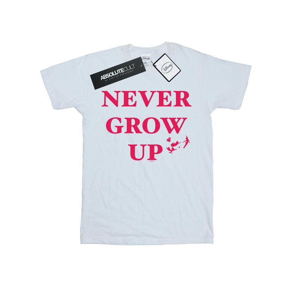 Disney Never Grow Up T-Shirt Stampa Grafica  