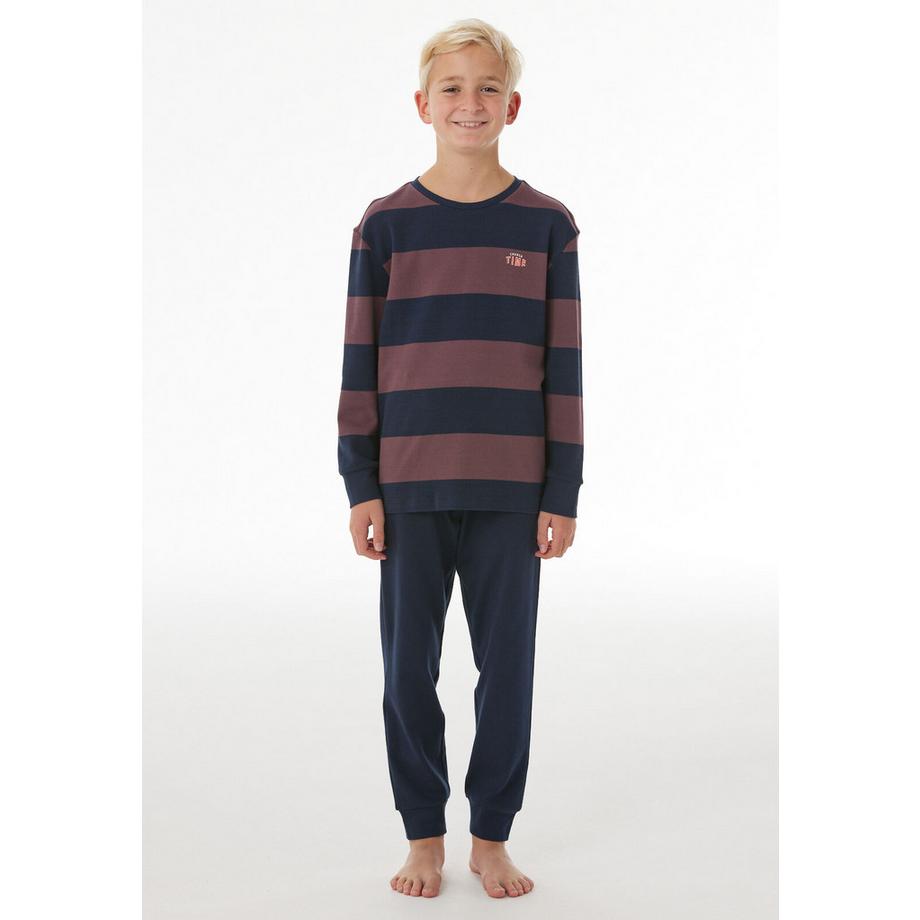 Schiesser  Bündchen Pyjama 