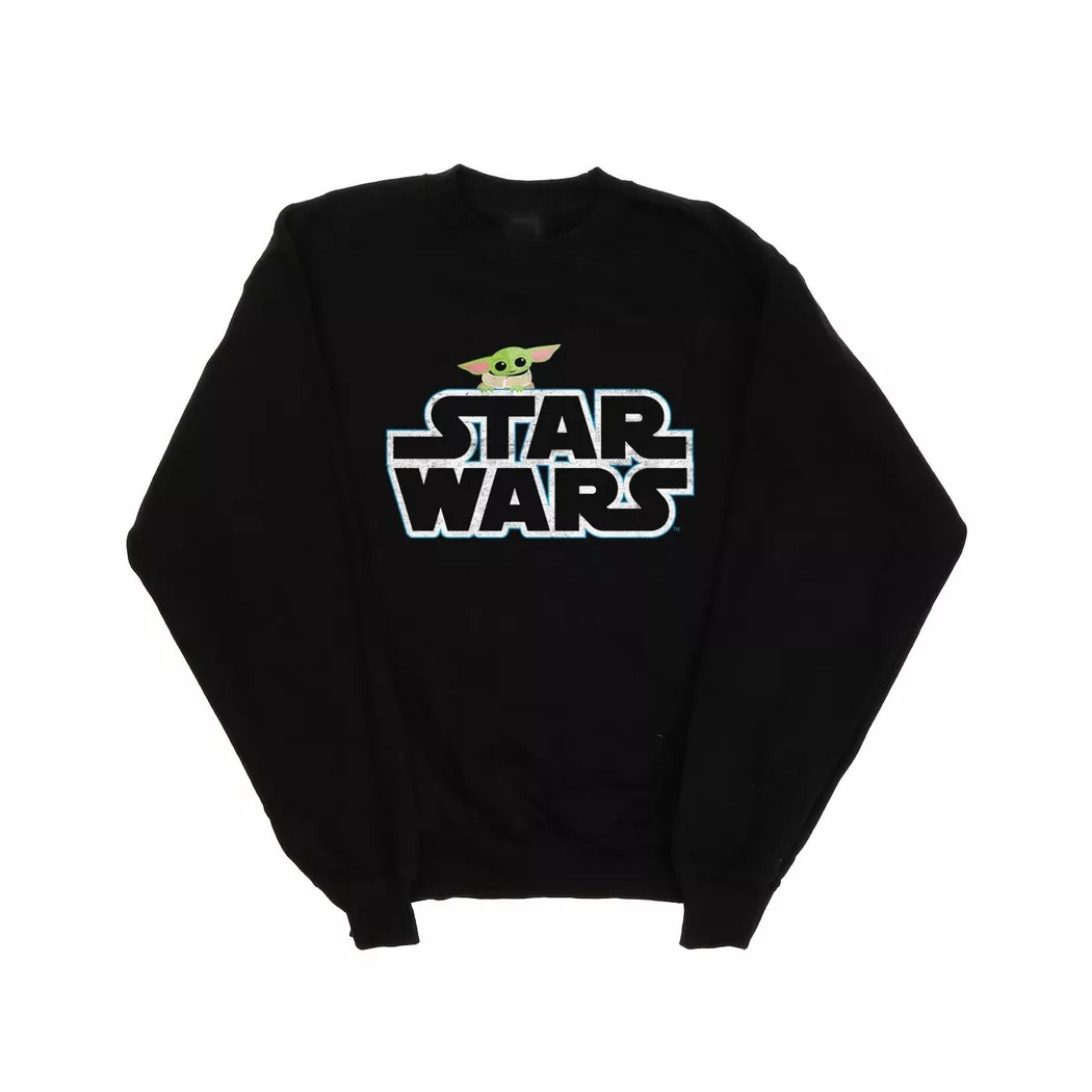STAR WARS - The Mandalorian The Child Sweatshirt, per donna, Nero, Größe L