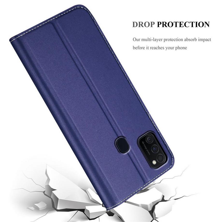 Cadorabo  Hülle für Samsung Galaxy M21 / M30s Magnetverschluss, Kartenfach 