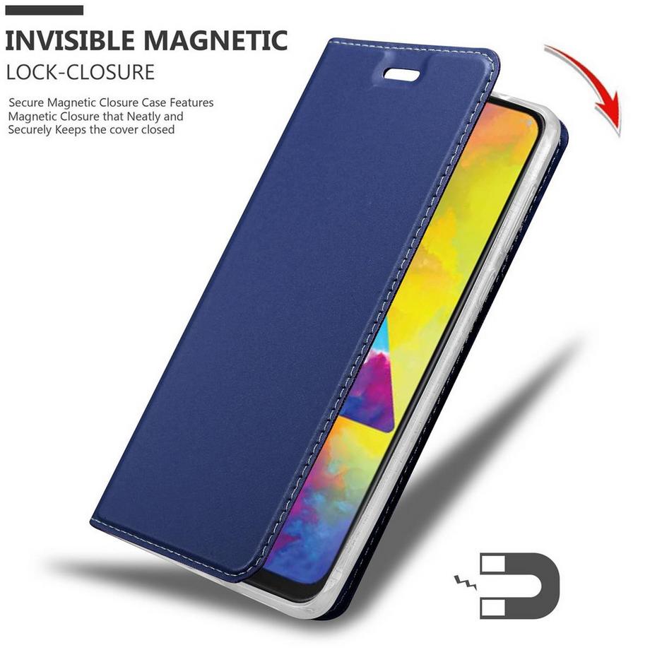 Cadorabo  Hülle für Samsung Galaxy M21 / M30s Magnetverschluss, Kartenfach 