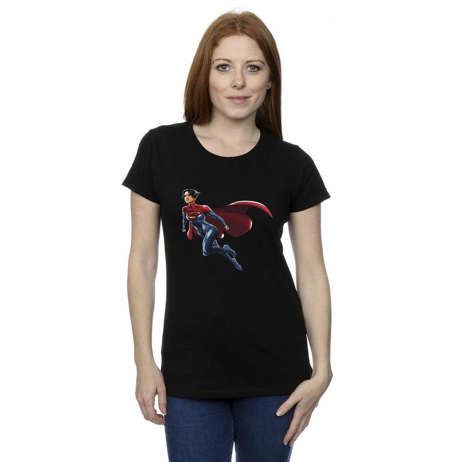 DC COMICS Supergirl Flying Graphic Print T-Shirt  