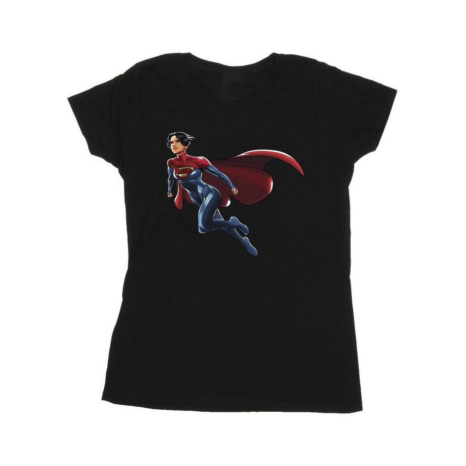 DC COMICS Supergirl Flying Graphic Print T-Shirt  
