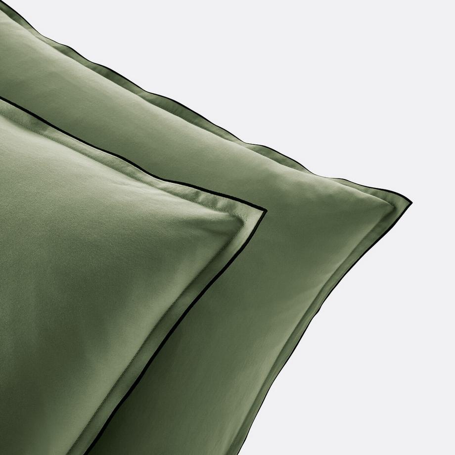 La Redoute Intérieurs Victor Uni Satin de Coton Taie d'Oreiller  