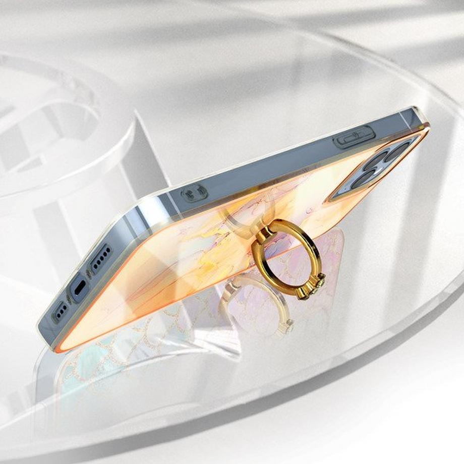 Avizar  Coque anneau iPhone 13 Pro Marbré 