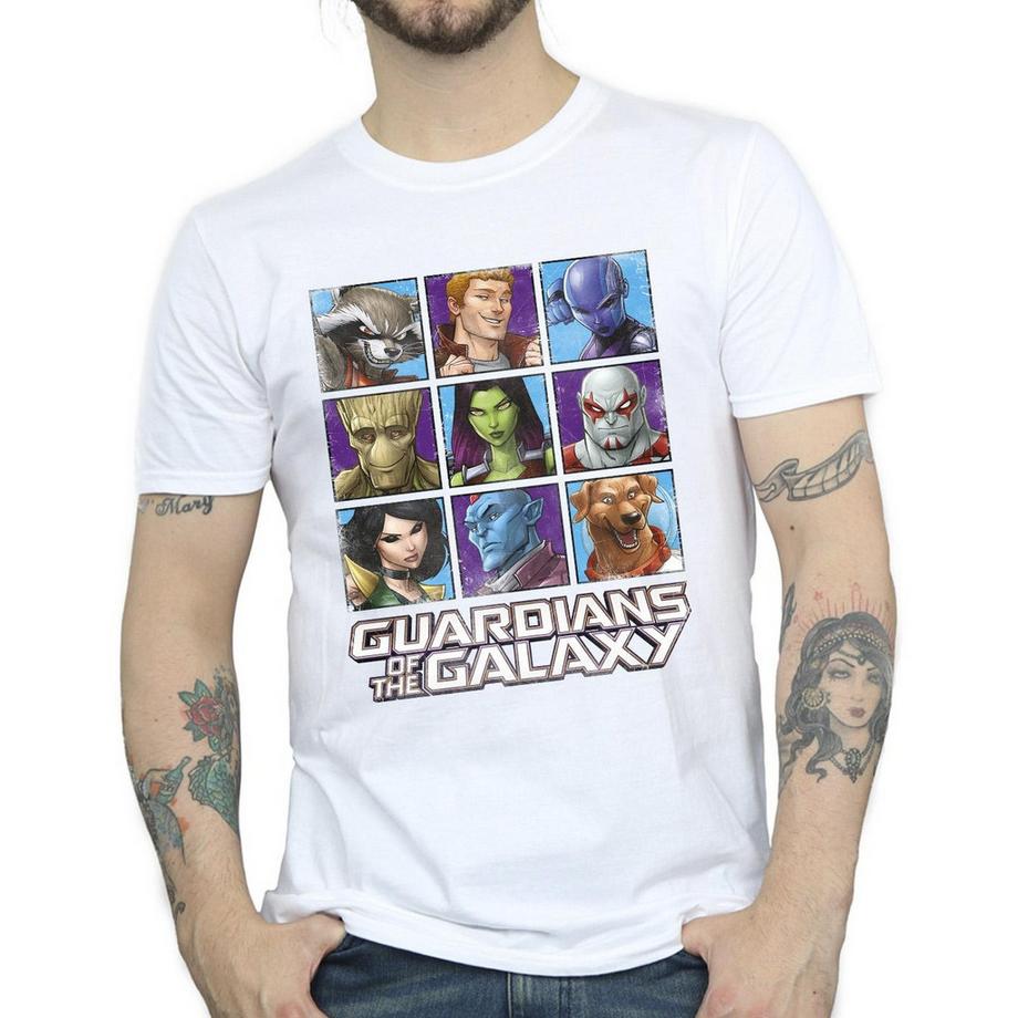Guardians Of The Galaxy Guardians of the Galaxy Character Grid T-Shirt  