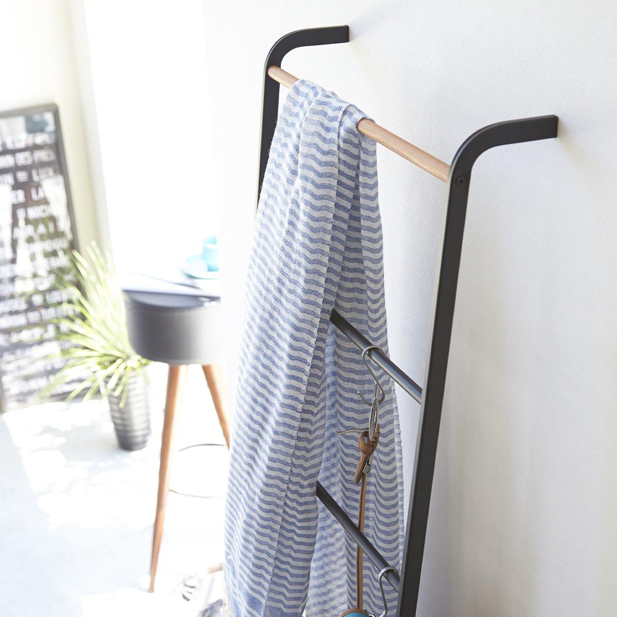 Calicosy Echelle porte serviettes avec 6 barreaux - H160 cm  