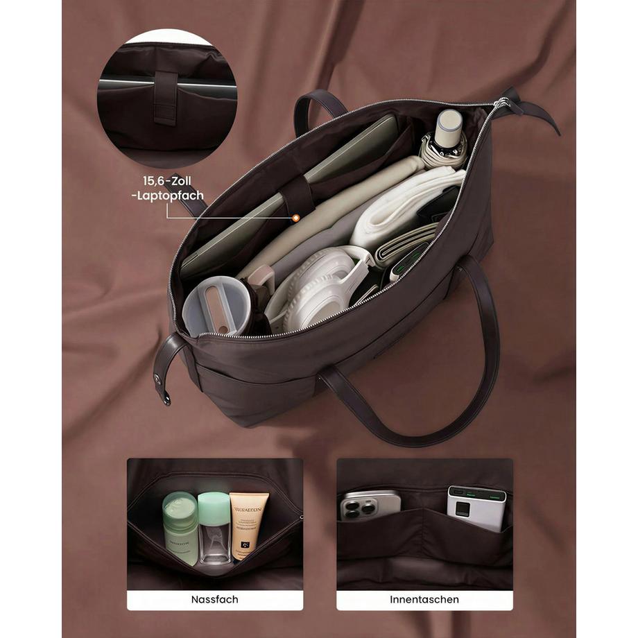 Only-bags.store Borsone da Viaggio con Scomparto Scarpe e Scomparto Umido  