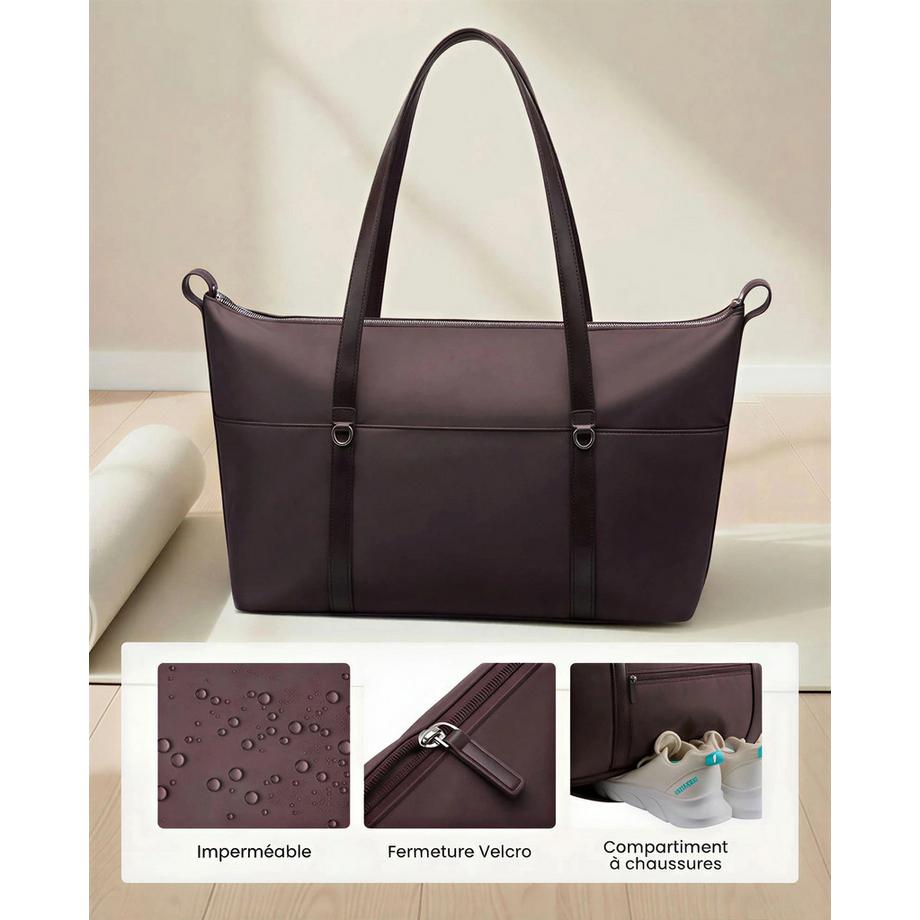 Only-bags.store Borsone da Viaggio con Scomparto Scarpe e Scomparto Umido  