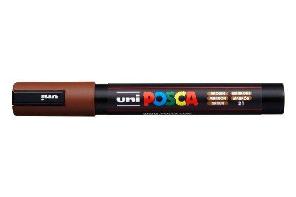 uni-ball UNI-BALL Posca Marker 1,8-2,5mm PC-5M BROWN braun, Rundspitze  