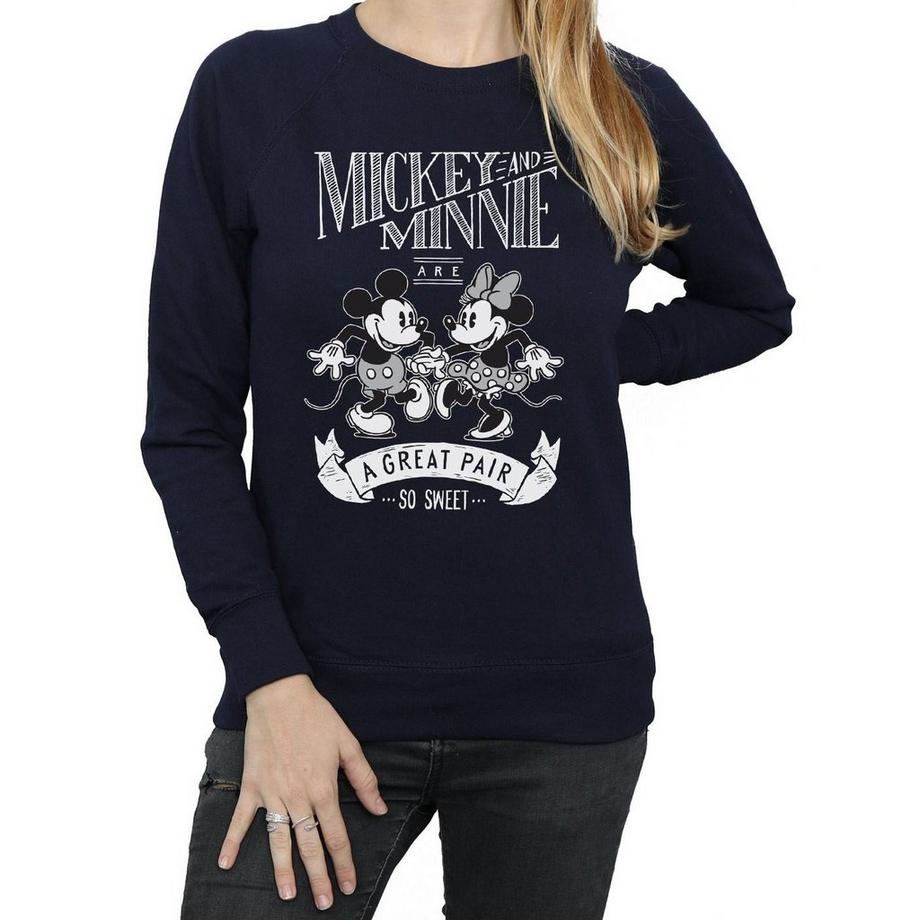 Disney Mickey und Minnie Great Pair Sweatshirt  