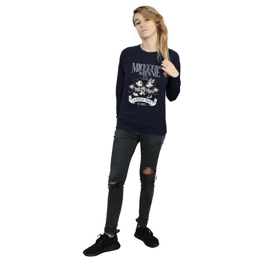 Disney Mickey und Minnie Great Pair Sweatshirt  