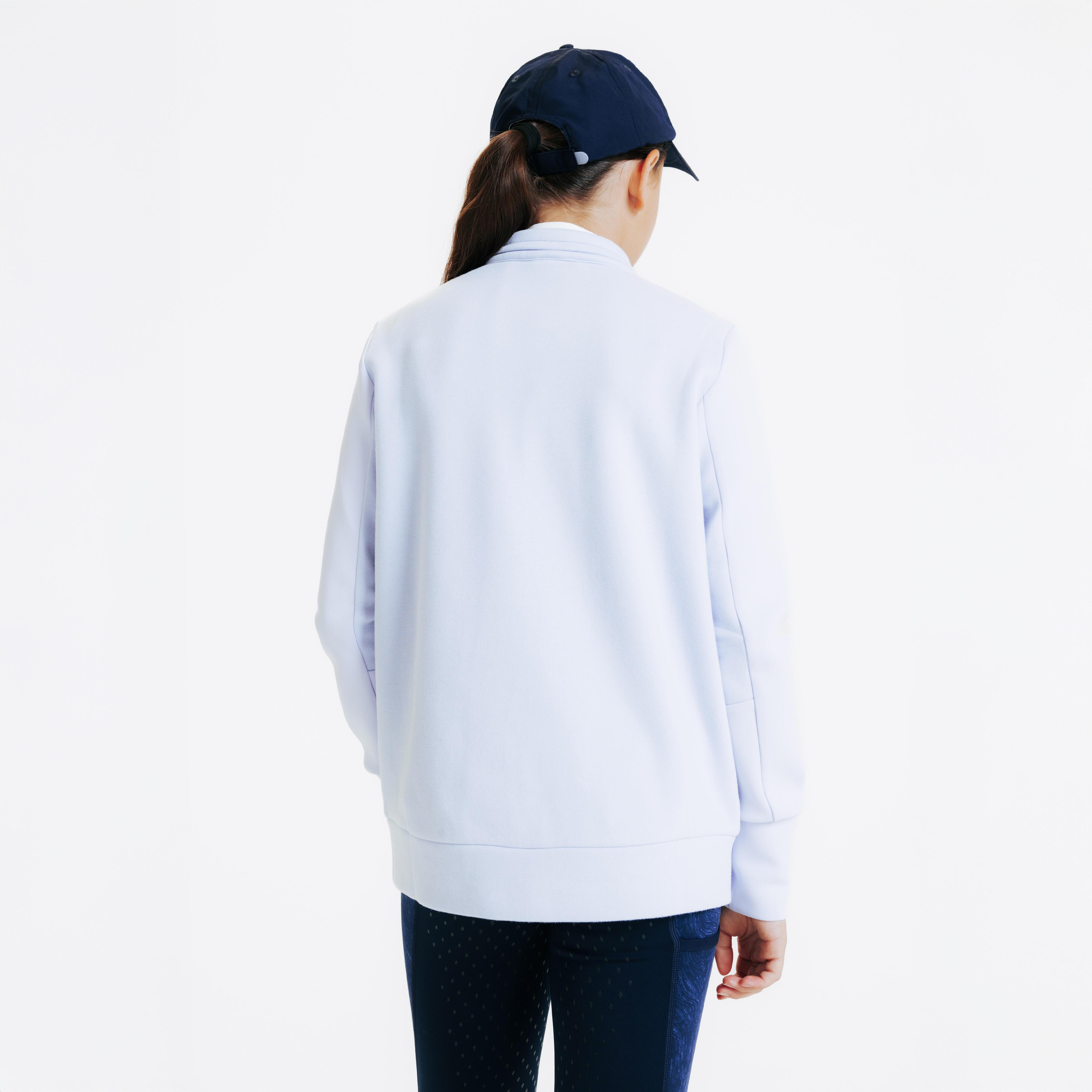 FOUGANZA  Sweatshirt Kinder Reiten Regular Fit Polyamid 