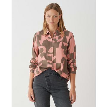 Chemisier à chemise Falkina bold coupe droite