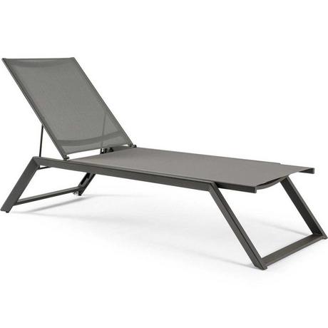 mutoni Chaise longue de jardin Kaylan anthracite  