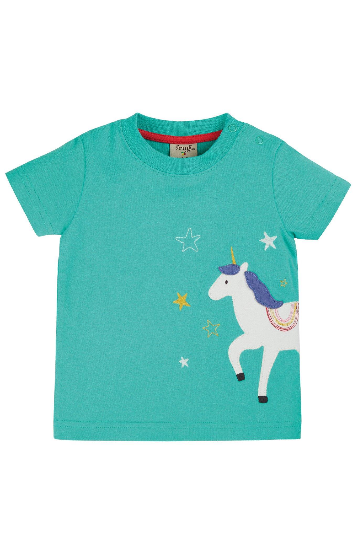 frugi  Kleinkinder T-Shirt Einhorn 