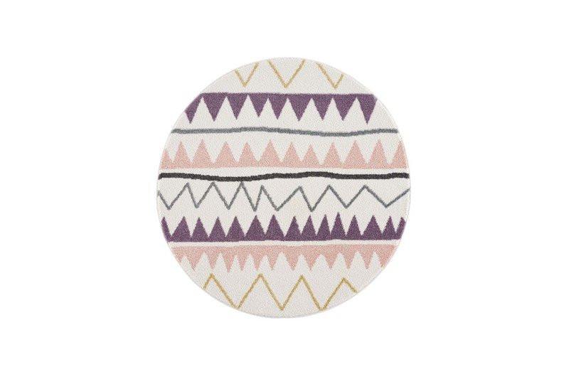 Paco Home Child tapis play tapis guirlands triangle  