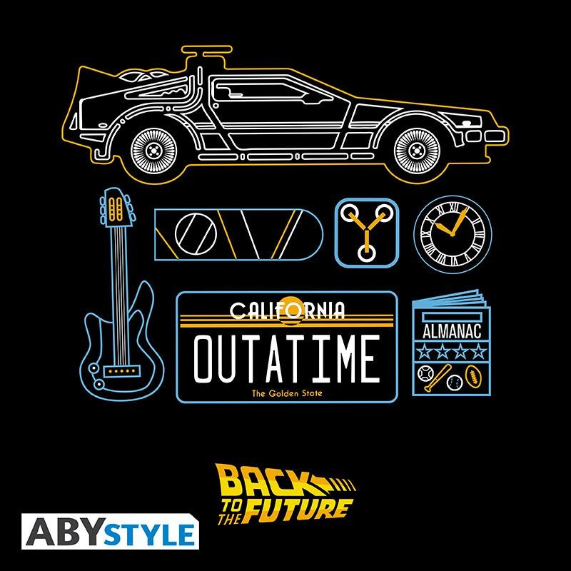 Abystyle  T-shirt - Retour vers le Futur - Delorean 