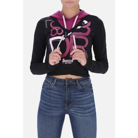 BOXEUR DES RUES Sweat à Capuche Col V  