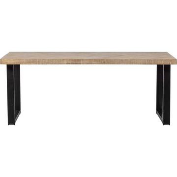 Table de salle à manger Tablo Mango Herringbone 200x90 Pied en U