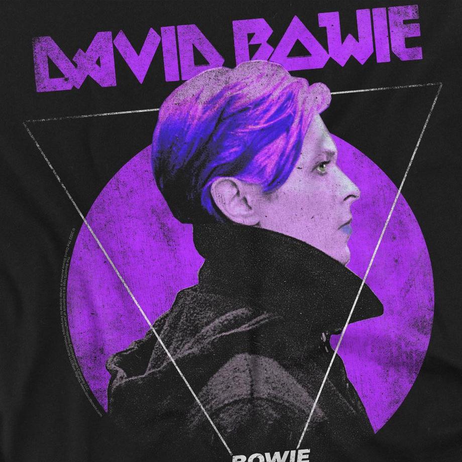 David Bowie T-Shirt Imprimé Manches Courtes  