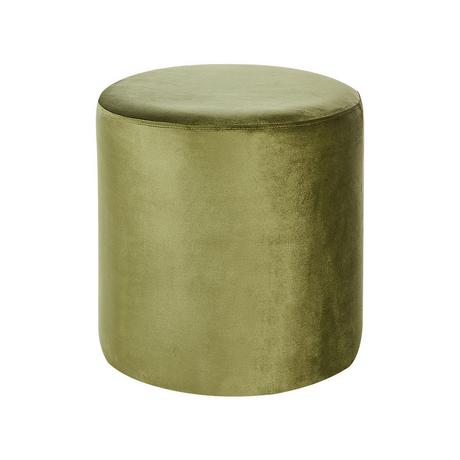 Beliani Pouf aus Samtstoff Glamourös LOVETT  