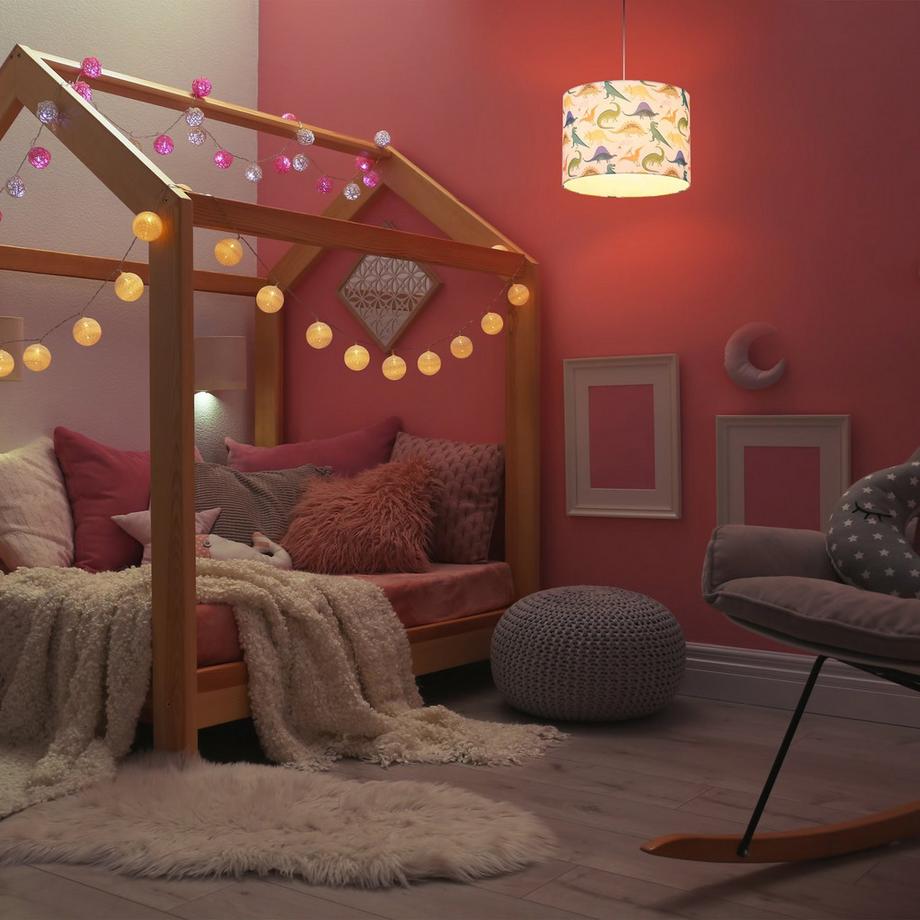B2X Lampe suspendue Dino pour chambre d'enfant  