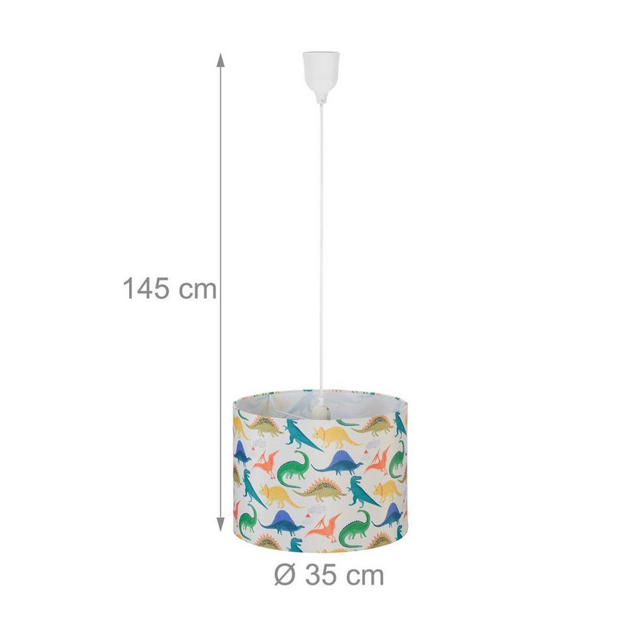B2X Lampe suspendue Dino pour chambre d'enfant  