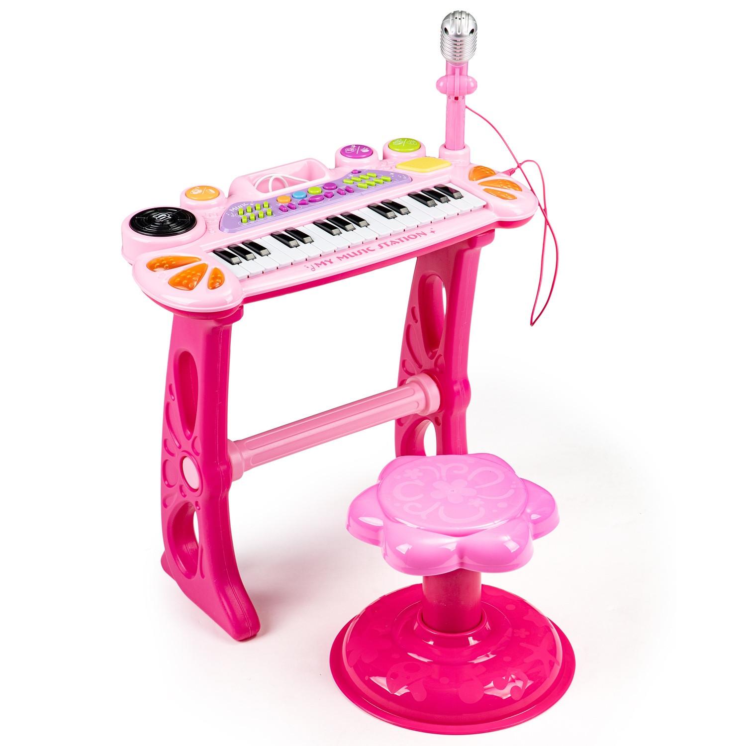 Pricenet  Piano à clavier orgue avec microphone mp3 