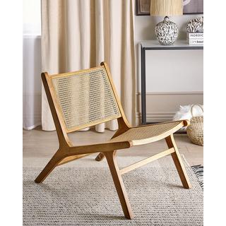 Beliani Esszimmerstuhl aus Mahagoniholz Boho MIDDLETOWN  