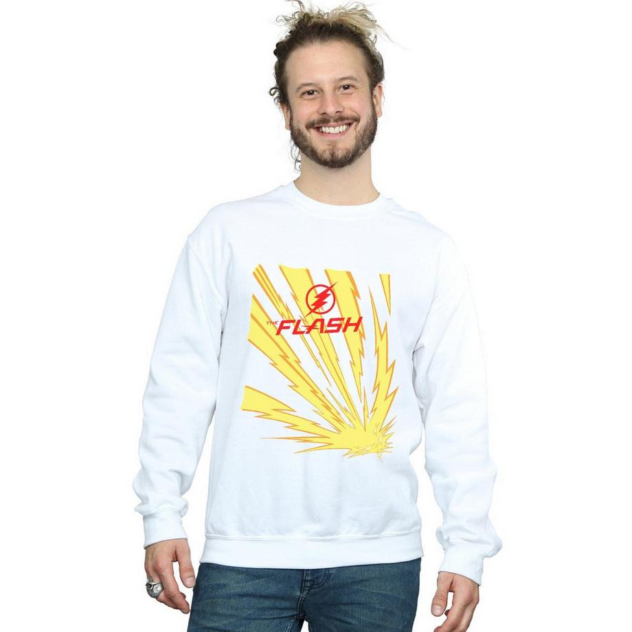DC COMICS The Flash Logo Explosion Sweatshirt  