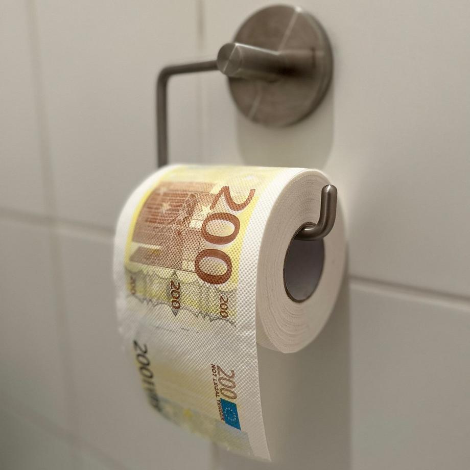 Thumbs Up  Papier toilette billet de 200 euros 