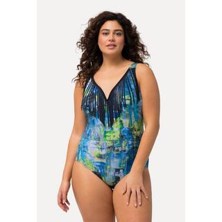 Ulla Popken Maillot de bain franges décolleté cœur bonnets souples  