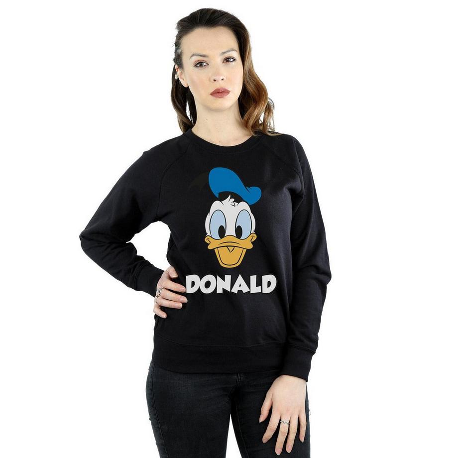 Disney Donald Duck Sweatshirt Col Rond  