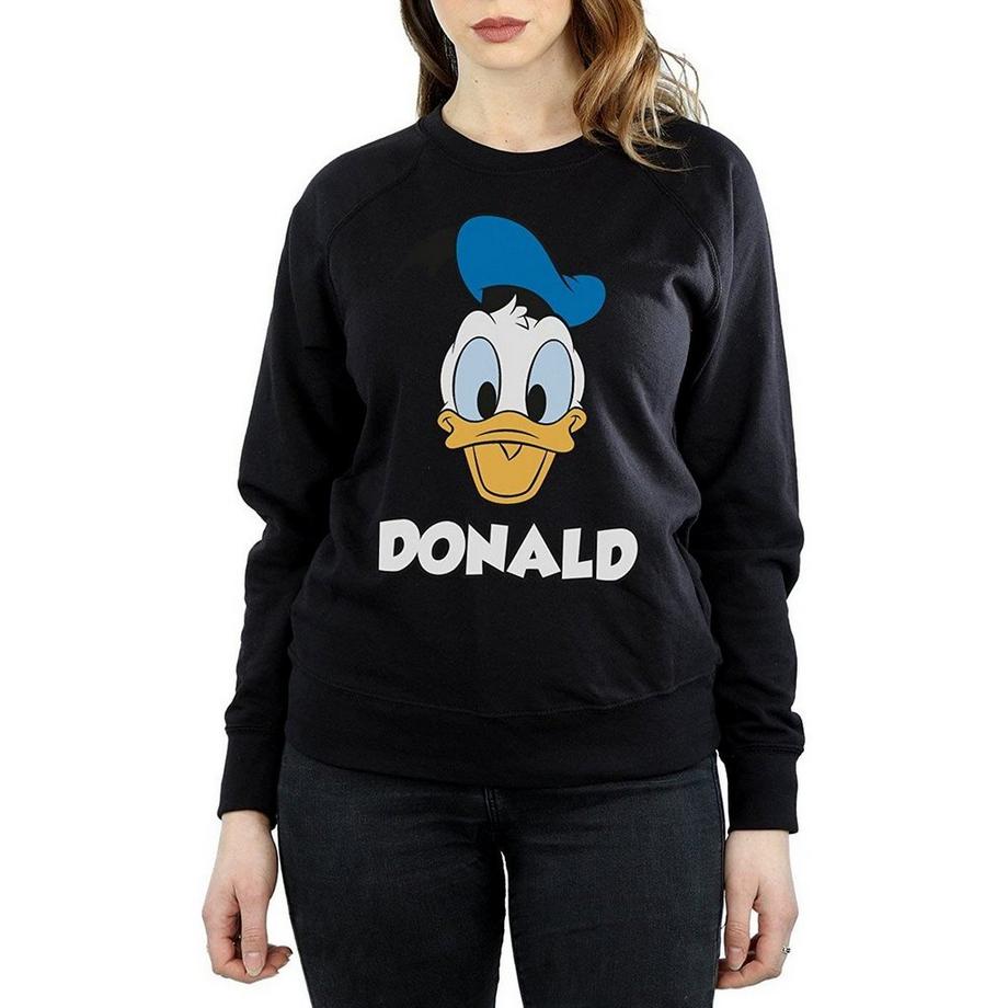 Disney Donald Duck Sweatshirt Col Rond  