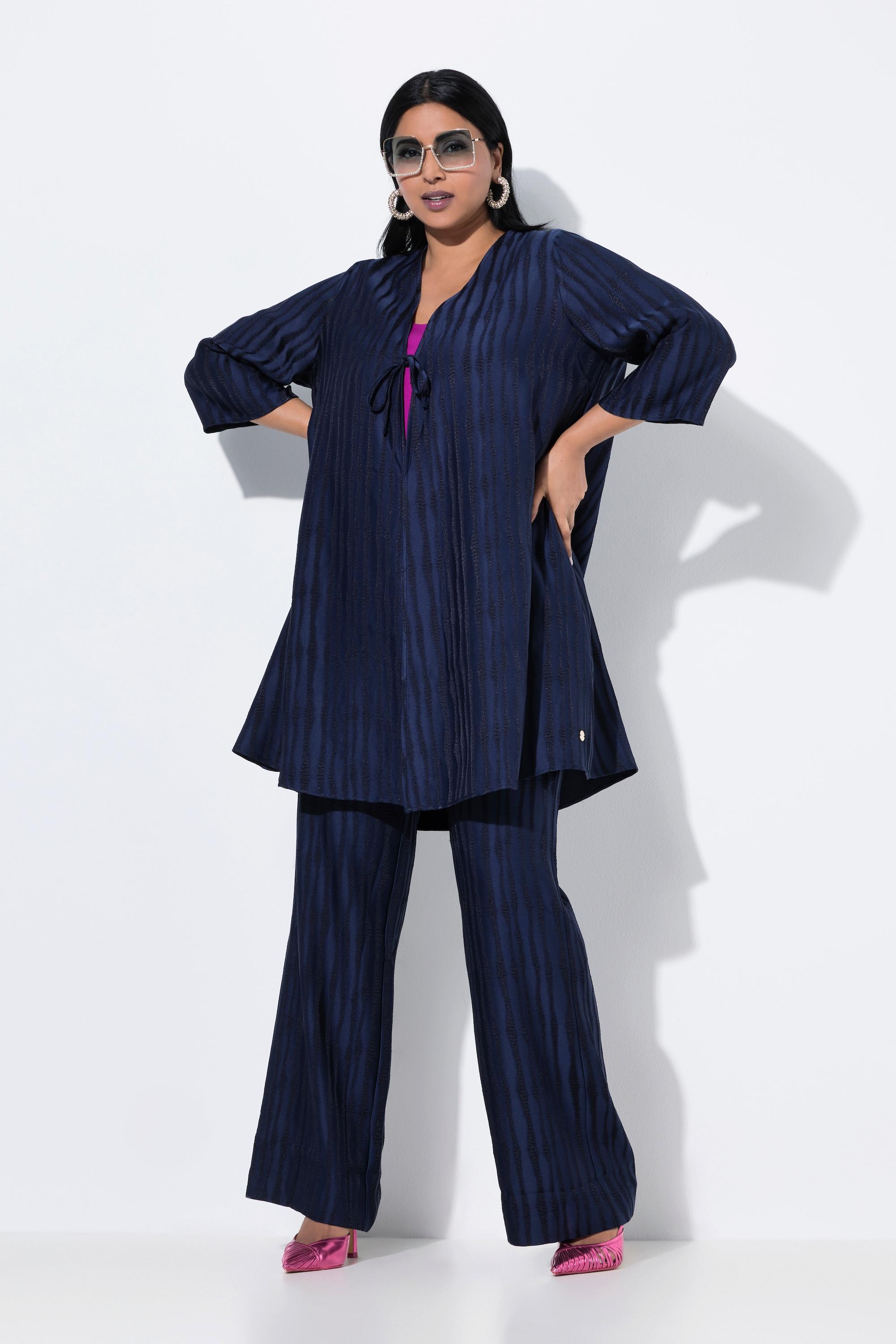 Ulla Popken Veste décontractée coupe ouverte  